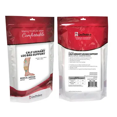 Core Products - NEL-1360 Urinary Bag Support Kit NelMed Two 2 Inch W Lined Elastic Bands