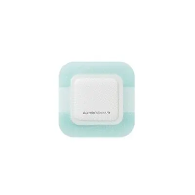 Coloplast - 37540 Silicone Foam Dressing Biatain® Silicone Fit 5 X 5 Inch With Border Film Backing Silicone Adhesive Square Sterile