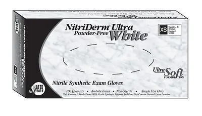 Innovative Healthcare Corp - 167100 NitriDerm® Ultra White Nitrile Exam Glove