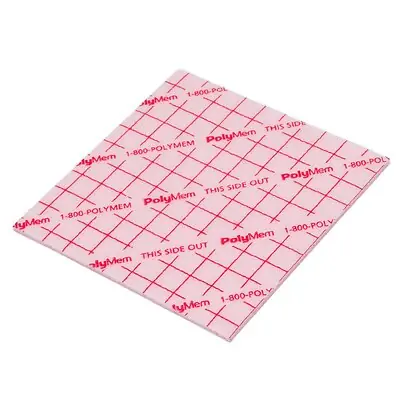 Ferris Manufacturing - 5044 PolyMem Foam Dressing Nonadhesive Without Border, 4 x 4 Inch