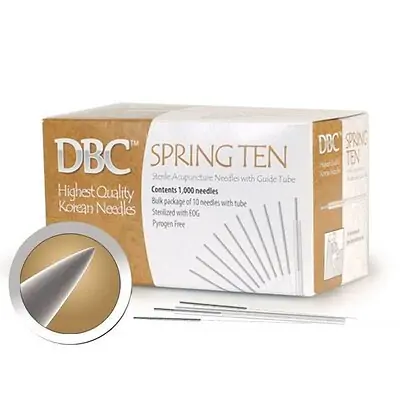 Lhasa OMS - DSB.25X30 Acupuncture Needle DBC™ 5 Japanese Gauge 30 mm Length Spring Ten