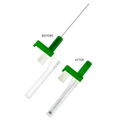 Retractable Technologies - 85051 Safety Hypodermic Needle EasyPoint® 1-1/2 Inch Length 21 Gauge Regular Wall Retractable Safety Needle
