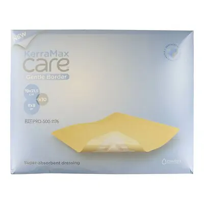 Solventum Corporation - PRD500-1176 KerraMax Care® Gentle Border Super Absorbent Dressing