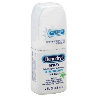 Kenvue Brands LLC - 511714400 Benadryl® Diphenhydramine / Zinc Acetate Itch Relief Spray