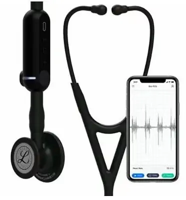 Solventum Corporation - 8480 Electronic Stethoscope 3M™ Littmann® CORE Black Double Sided Chestpiece