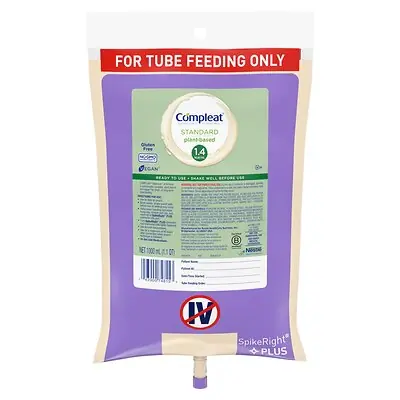 Nestle Healthcare Nutrition - 00043900349275 Compleat® Standard 1.4 Cal Plant-Based Tube Feeding Formula