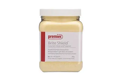 Premier Dental Products - 9011100 Enzymatic Instrument Detergent Brite Shield™ Powder 800 Gram Jar Unscented