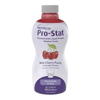 Nutricia North America - 78344 Pro-Stat® Wild Cherry Punch Concentrated Liquid Protein Medical Food