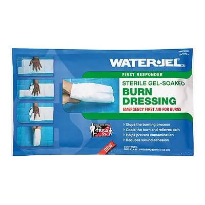 Safeguard US Operating LLC - B0820-20.00.000 Hydrogel Burn Dressing Water-Jel® First Responder Sheet 8 X 20 Inch Sterile