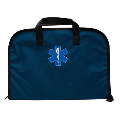 McKesson Brand - 911-74361 Intubation Case McKesson Blue Cordura® Nylon 14 X 1- /2 X 10 Inch
