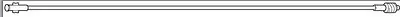 Baxter 2C6227 - IV Extension Set Standard Bore 34 Inch Tubing Without Filter - Case/50