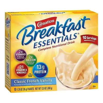 Nestle Clinical Nutritional - 10050000530622 Carnation Breakfast Essentials® Vanilla Nutritional Drink