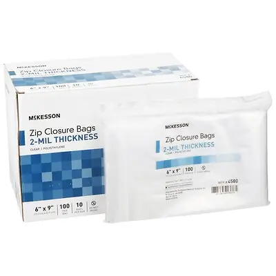 McKesson Brand - 4580 McKesson Zip Closure Bag