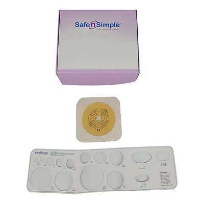 Safe N Simple - SNS7305234 Ostomy Barrier Safe n Simple™ Trim to Fit