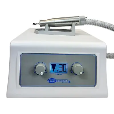 Medicool Inc - FILESTREAM Debriding Drill with Vacuum File Stream II Push / Pull Automatic Locking Chuck