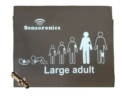Sensoronics Inc - SRBP-ST-LA-BF Reusable Blood Pressure Cuff Sensoronics 34 to 43 Inch Arm Nylon Cuff Large Cuff