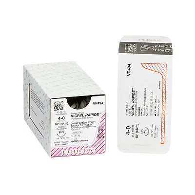 J & J Healthcare Systems - VR494 Coated Vicryl™ Rapide Suture with Needle