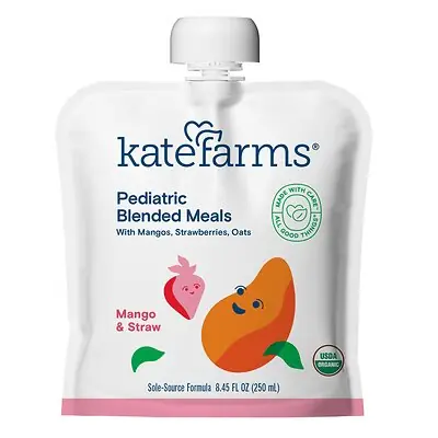 Kate Farms - 811112030751 Kate Farms® Pediatric Blended Meals with Mango and Strawberry