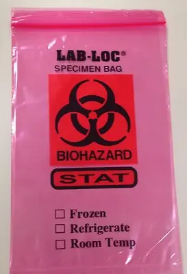 Elkay Plastics - F20609STATSNR Seal-N-Rip® Specimen Transport Bag with Document Pouch