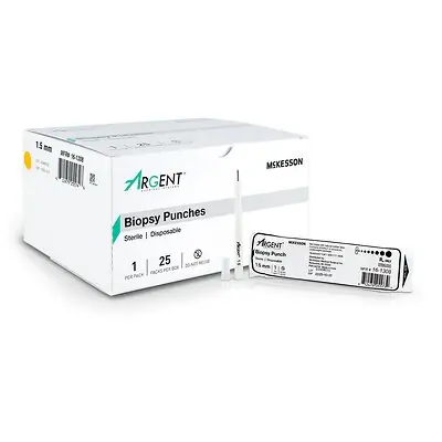 McKesson Brand - 16-1308 Biopsy Punch McKesson Argent™ Dermal 1.5 mm