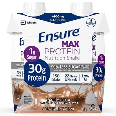 Abbott Nutrition - 66893 Ensure® Max Café Mocha Protein Nutrition Shake