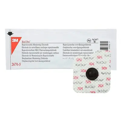 Solventum Corporation - 2670-5 3M™ Red Dot™ EKG Snap Electrode