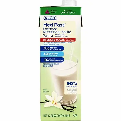 Lyons Magnus LLC - 22649 Med Pass® Reduced Sugar Vanilla Fortified Nutritional Shake