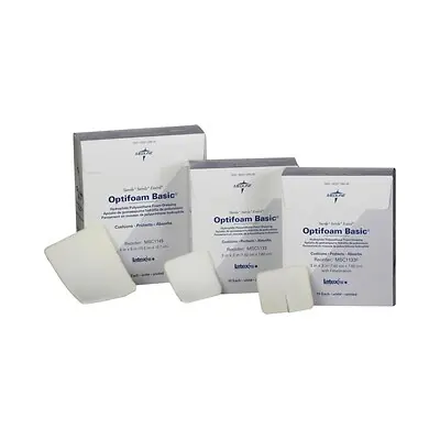 Medline - MSC1133F Optifoam® Basic Nonadhesive without Border Foam Dressing