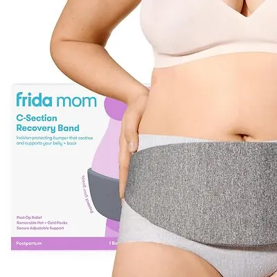 Fridababy LLC - 500001076 Hot / Cold Therapy Wrap Frida Mom Stomach / Back One Size Fits Most 22 to 44 Inch Strap Length Fabric / Elastic Reusable
