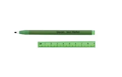 Cardinal - 31145868 Skin Marker with Labels Devon™ Gentian Violet Ink Sterile Full Size Dual Tip