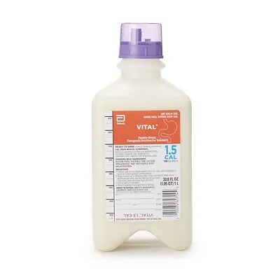 Abbott Nutrition - 62713 Vital® 1.5 Cal Vanilla Peptide-Based Nutrition for Ages 14+