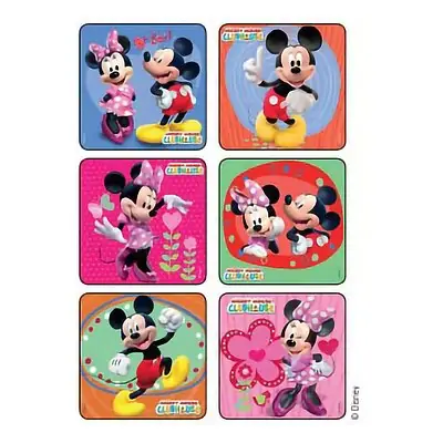 Medibadge - 1630 Sticker Disney® 75 per Roll Mickey and Minnie Mouse Glitter 2-1/2 X 2-1/2 Inch