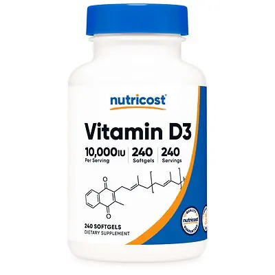 Nutricost - NTC071101 Dietary Supplement nutricost® Vitamin D3 10