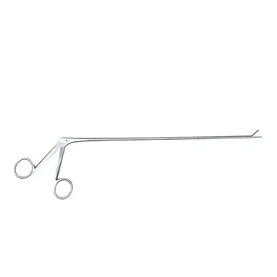 Medgyn Products - 030112-11 Alligator Forceps MedGyn 11 Inch Length OR / Surgical Grade Stainless Steel NonSterile NonLocking Finger Ring Handle Straight Serrated Tips