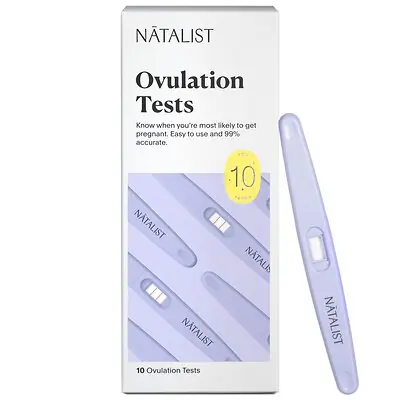 Natalist - OVT10-8042 Reproductive Health Test Kit Natalist® LH Ovulation Predictor 10 Tests CLIA Waived