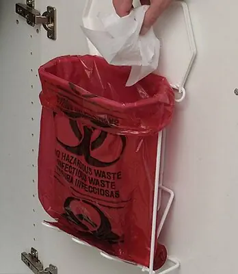 Market Lab Inc - 3002 Biohazard Waste Bag Biohazard Symbol / Biohazardous Waste / Infectious Waste 1 gal. Red 10-3/4 X 13-3/4 Inch