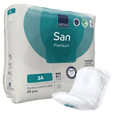 Abena North America - 1000021305 Abena® San 3A Premium Bladder Protection Pads