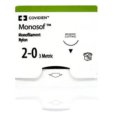 Covidien - SN-764G Monosof™ Dermalon™ Suture with Needle