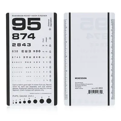 McKesson Brand - 63-3053 McKesson Eye Test Chart