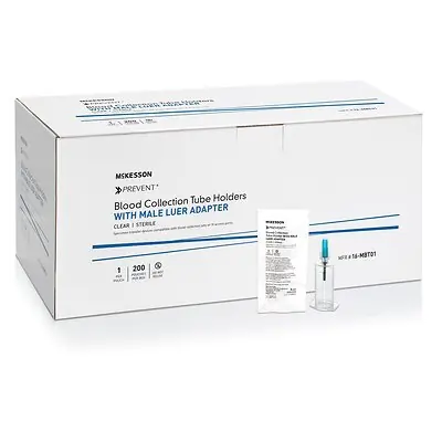 McKesson Brand - 16-MBT01 Blood Transfer Device with Luer Lock Adapter McKesson For the Needleless Transfer of Blood