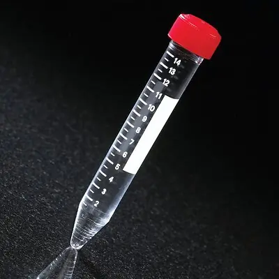 Globe Scientific - 6272 Centrifuge Tube Plain 15 mL Screw Cap Polystyrene Tube