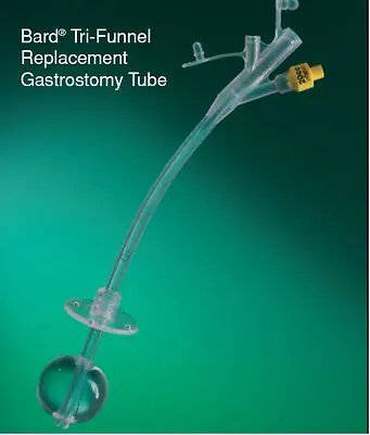 Bard Peripheral Vascular 000722 - Triple Replacement Gastrostomy Tube Bard® 22 Fr. Silicone Sterile - 1/Each, 2/Box