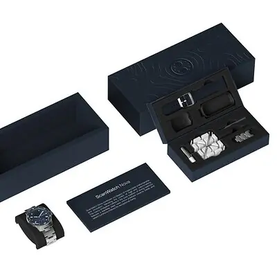 Withings Inc - HWA10-MODEL 7-ALL-INT Withings ScanWatch Nova – Luxury Hybrid Smartwatch with Advanced Health Tracking