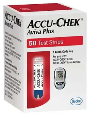 Roche Diabetes Care 06908373001 - Blood Glucose Test Strips Accu-Chek® Aviva 50 Strips per Pack For Accu-Chek® Aviva Blood Glucose Meter - 50/Box, 1800/Case