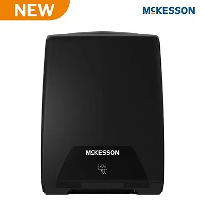 McKesson Brand - FS-MFDISPBLACK Paper Towel Dispenser McKesson Wall Mount C-Fold / Multifold Paper Towel