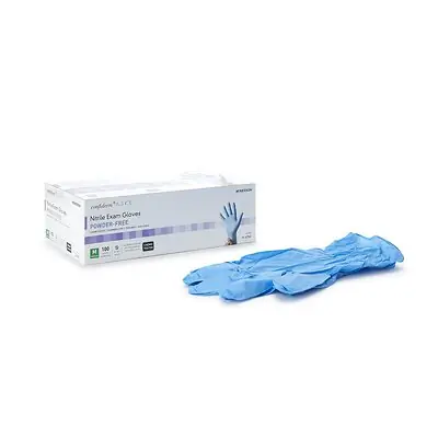 McKesson Brand - 14-676C McKesson Confiderm® 6.5CX Nitrile Extended Cuff Length Exam Glove