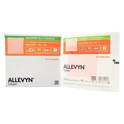 Smith & Nephew - 66007637 Allevyn Classic Nonadhesive without Border Foam Dressing