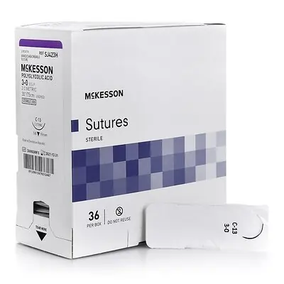 McKesson Brand - SJ423H McKesson Suture with C-13 Needle