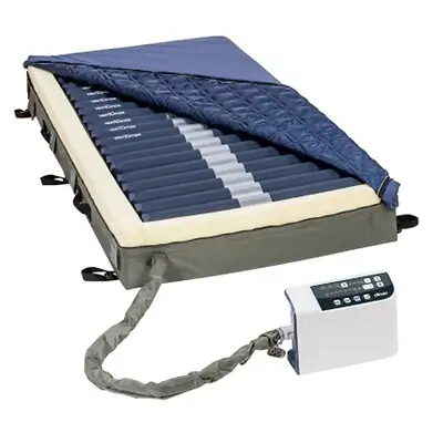 Drive DeVilbiss Healthcare - 14360-P Bed Mattress PreserveTech™ Med-Aire Edge Alternating Pressure 8 H X 36 W X 80 L Inch