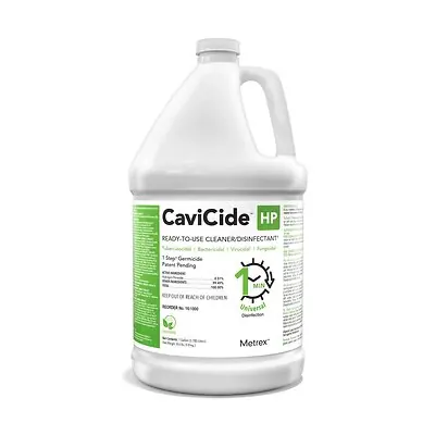 Metrex Research - 16-1000 Surface Disinfectant Cleaner CaviCide™ HP Broad Spectrum Manual Pour Liquid 1 gal. Jug Characteristic Scent NonSterile